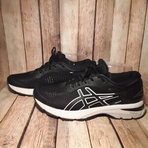 ASICS Women's Gel-Kayano 25 Running Shoes Black Sz 8